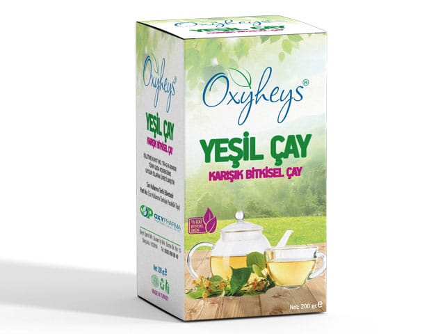 Oxyheys Yeşil Çay Karışık Bitkisel Çay